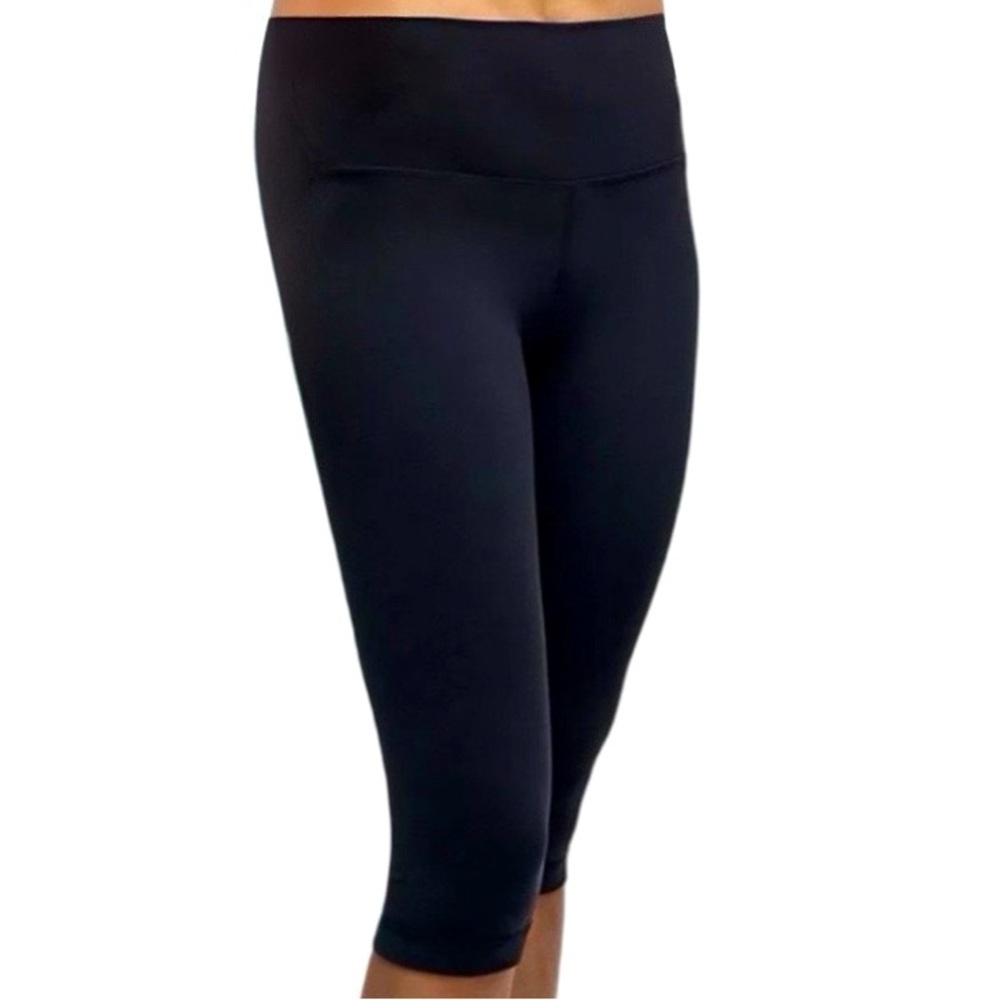 lululemon Black High Rise‎ Crop 19” Inseam